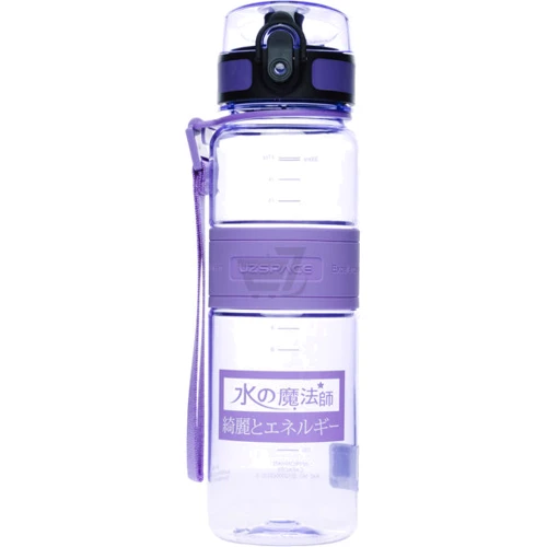 Пляшка для води UZspace Magic Ion 500мл, Рожевий (5025)