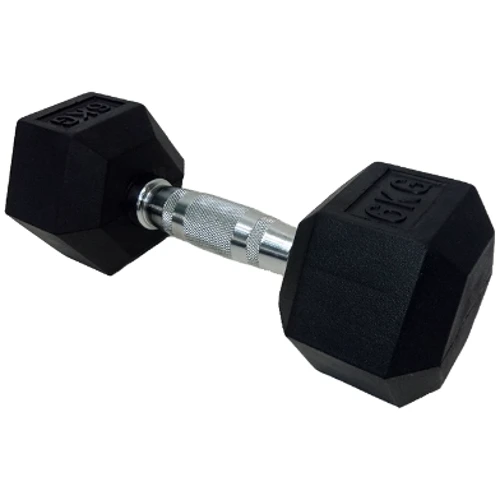 Гантель Housefit DD 6442-6 шестигранна обрезиненная 6кг