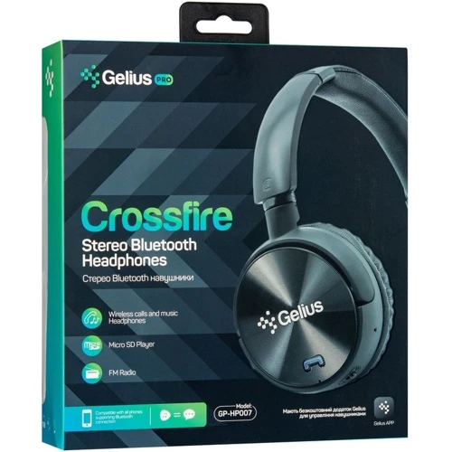 Наушники Gelius Pro Crossfire GP HP-007 Pink: Тип конструкции накладные