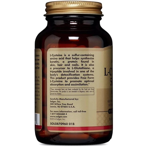 Solgar L-Carnitine 250 mg 90 Vegetable Capsules L-Карнітін: Стать унісекс