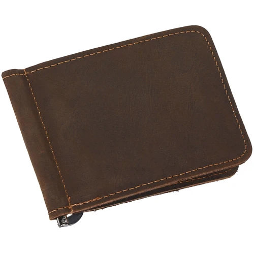 Чоловічий затиск для грошей Keizer коричневий (k18150-brown)