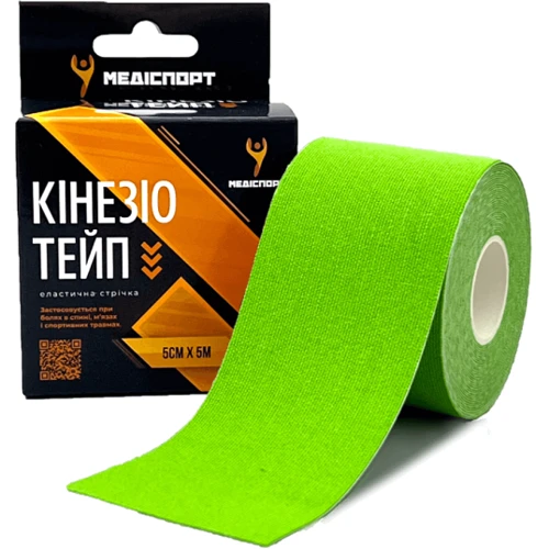 Кинезио тейп Medisport 5 см х 5 м цвет в ассортименте (MK5*) фото 5