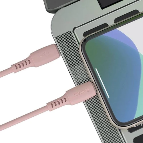 Кабель Baseus Cable USB-C to Lightning Colorful 18W 1.2m Pink (CATLDC-04) фото 4