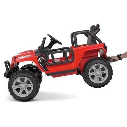 Детский электромобиль Джип Bambi Racer красный (M 4282EBLR-3): Материал колес EVA