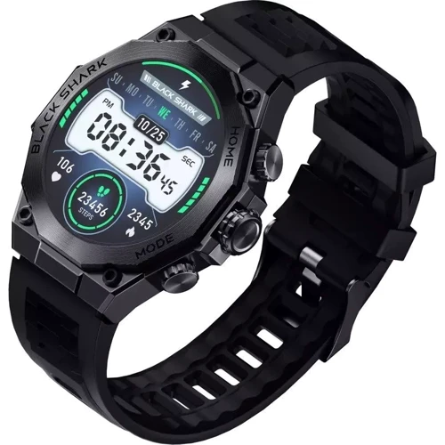 Смарт-часы Black Shark S1 Pro Black (UA): Время работы 10 дней