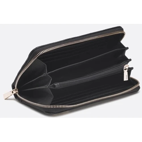 Жіночий гаманець GUESS KEILLAH SLG LARGE ZIP AROUND чорний (SWQG8690460-BLA): Країна виробник США