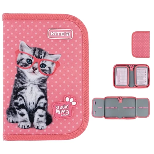 Пенал Kite без наполнения 1 отделение 2 отворота 622-2 Studio Pets (SP24-622-2)