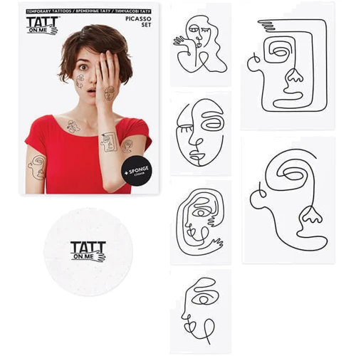 Тимчасові татуювання TATTon.me Picasso set (TSPicasso) фото 4
