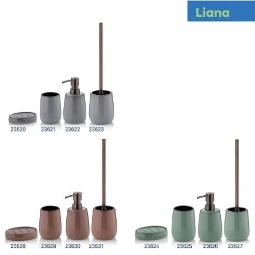 Стакан для зубных щеток KELA Liana сосново-зеленый 10.5х8 см (23625)