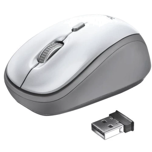 Мишка Trust Yvi (23386) White-Silver: інтерфейс підключення Wireless
