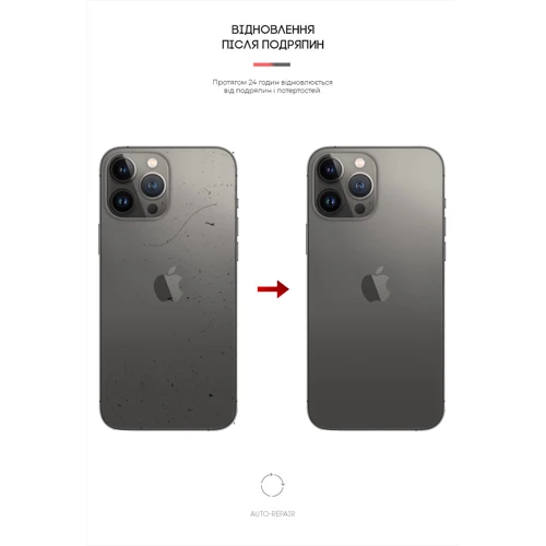 Защитная пленка для iPhone ArmorStandart Screen Protector Back Carbone Transparent for iPhone 13 Pro Max (ARM61071): Тип аксессуара защитная пленка