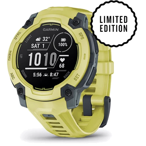 Смарт-годинник Garmin Instinct E 45mm Electric Lime with Electric Lime Band (010-02933-01)
