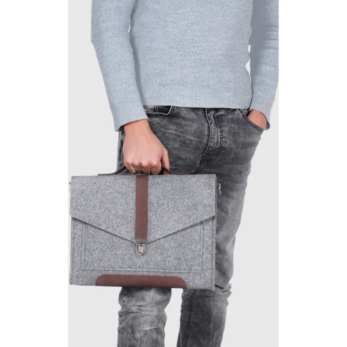 Gmakin Portfolio Grey (GS12) for MacBook 13-14" фото 6