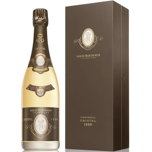 Шампанское Louis Roederer Cristal Vintage Vinoteque 1999 Gift Box белое сухое 0.75л (VTS1003991)