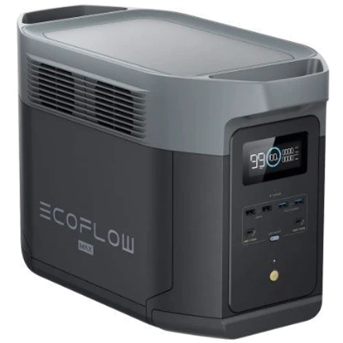 Зарядна станція EcoFlow DELTA 2 Max 2048Wh 2400W (EFDELTA2Max-EU): Роз'єми для підзарядки DC-роз'єм, Заряджання від автомобіля, Заряджання від генератора, Заряджання від мережі, Заряджання від сонячної панелі
