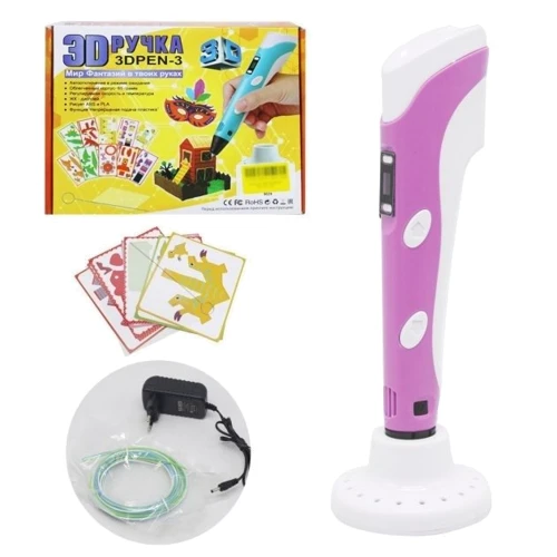 Детская 3D Mic Ручка розовая (3DPen-3): Производитель Mic