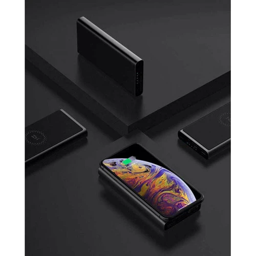 Внешний аккумулятор Xiaomi ZMI Power Bank 10000mAh Wireless Charger 18W Black (WPB100): Кабели/переходники для смартфонов в комплекте Нет