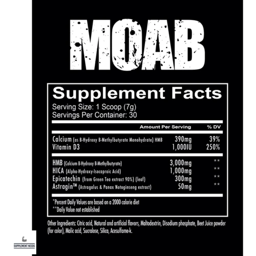 Предтренировочный комплекс Redcon1 MOAB 210 g / 30 servings / Grabe: Тип Комплекс до тренировки