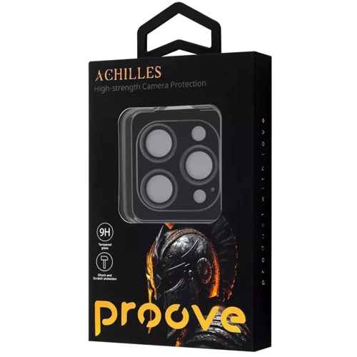 Захисне скло для iPhone Proove Tempered Glass Achilles Natural Titanium для Camera iPhone 15 Pro / 15 Pro Max: Колір серый