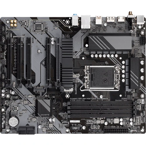 GIGABYTE B760 DS3H AX: Оперативная память 4xDDR5 7600 МГц, до 192 ГБ