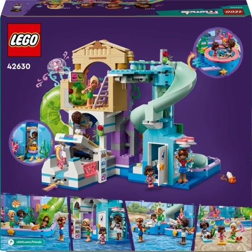 Конструктор LEGO Friends Аквапарк Хартлейк-Сити 814 детали (42630): Количество деталей, шт. 814