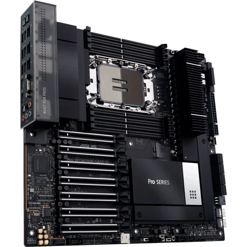 ASUS PRO WS W790E-SAGE SE: Разъемы на плате USB Type-C, USB 2.0, USB 3.2 Gen 1, SATA 3.0, M.2