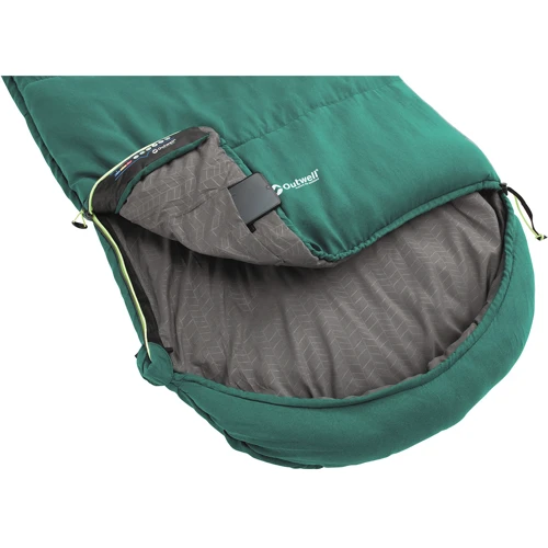Спальный мешок Outwell Campion/+4°C Green Left (230353): Длина 215 см