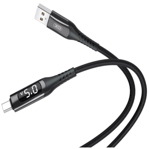 Кабель XO USB Cable to USB-C Digital Display 2.4A 1m Black (NB162)