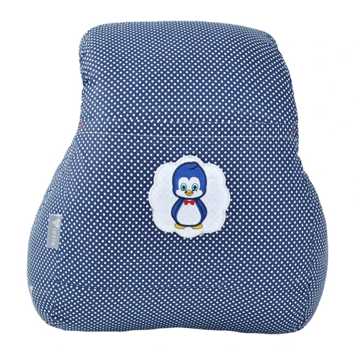 Подушка Papaella Mini Горошек для кормления, синий, 30х28х30 см (8-31999): Цвет синий