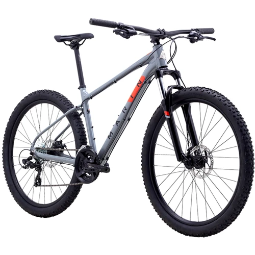 Велосипед Marin 27.5" BOLINAS RIDGE 1 рама - S 2024 Gloss Grey/Black/Roarange (SKD-89-78): Материал рамы Алюминий