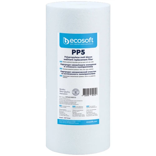 Картридж из вспененного полипропилена Ecosoft 4.5"x10" 5 мкм (CPV45105ECO): Производитель Ecosoft