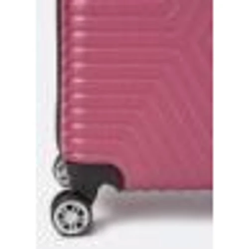 Чемодан Ricco Grande М розовый (T1ABS600rose-M): Материал Пластик