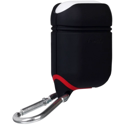 Чехол для наушников Becover Case Rainproof i-Smile with Belt Black IPH1421 (702355) for Apple AirPods фото 2