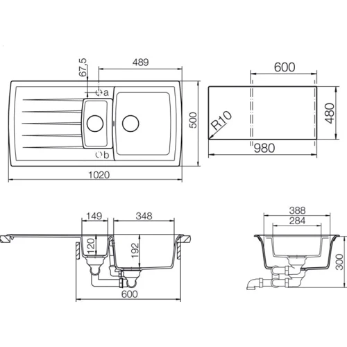 Schock LOTUS D-150 (54086099): Тип монтажа Врезная