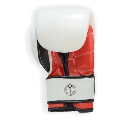 Рукавички боксерські THOR RING STAR 10oz /Шкіра/біло-червоно-чорні