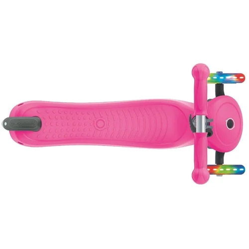 Самокат GLOBBER серии PRIMO LIGHTS, розовый, колеса с подсветкой, до 50кг, 3+, 3 колеса (423-110-3): Тип тормоза ножной