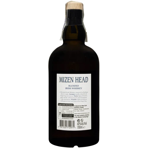 Виски Mizen Head Blended Irish Whiskey 40% 0.7 л (FSH_5391524712971): Объем, л 0.7