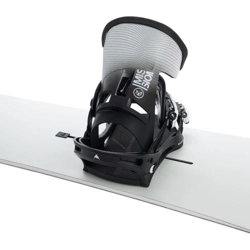 Крепление для сноуборда Burton MISSION'22 black/white wing L: Жесткость средняя