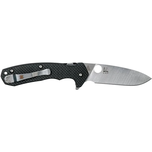 Нож Spyderco Amalgam CPM S30V Carbon Fiber black (87.13.48): Тип ножа Карманный