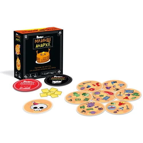Настольная игра Rozum Доббль. Блины Анархии (Dobble Anarchy Pancakes) (укр.) (R060UA): Тип Детские