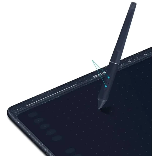 Графічний планшет Huion HS611 black, 10.1X6.35", 5080 LPI, 8192 рівнів фото 5