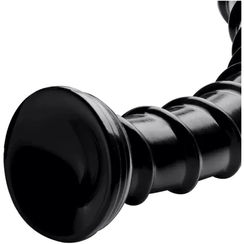 Длинный спиральный анальный фаллоимитатор Hosed Swirl Hose 18" Long (чёрный)