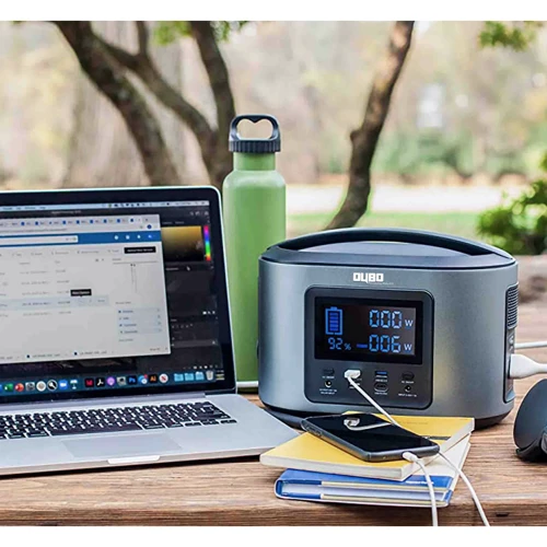 Зарядная станция Oubo P470 Portable Power Station 500W 470Wh (18239022): Разъемы для подзарядки Зарядка от солнечной панели, Зарядка от сети, Зарядка от автомобиля