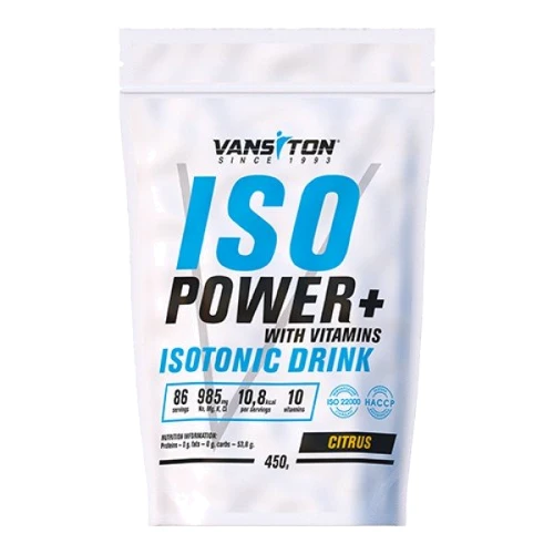 Изотоник Vansiton ISO Power 450 g /86 servings/ Citrus