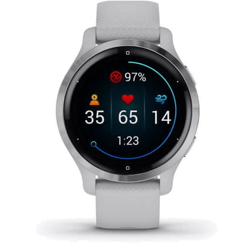 Смарт-годинник Garmin Venu 2S Silver Stainless Steel Bezel with Mist Gray Case and Silicone Band (010-02429-02): Тип гаджета Дорослі смарт годинник