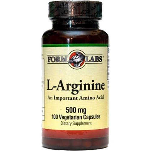 Аминокислота для спорта Form Labs L-Arginine 500 mg 100 caps