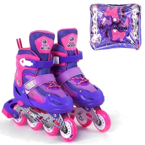 Ролики с подсветкой Best Roller S фиолетовый (10033-S)