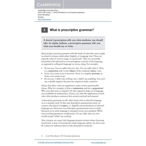 Cambridge Handbooks for Language Teachers: Scott Thornbury's 101 Grammar Questions Pocket Editions: Производитель Cambridge University Press