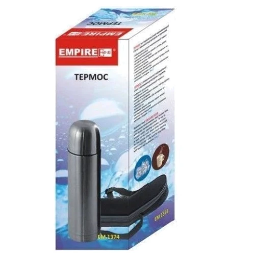 Термос Empire с чехлом 350 мл (1374-E): Объем, л 0.35