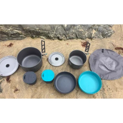 Набор посуды Sea to Summit Alpha Cookset 2.2 Pacific Blue/Grey (STS AKI5004-03122104) фото 4